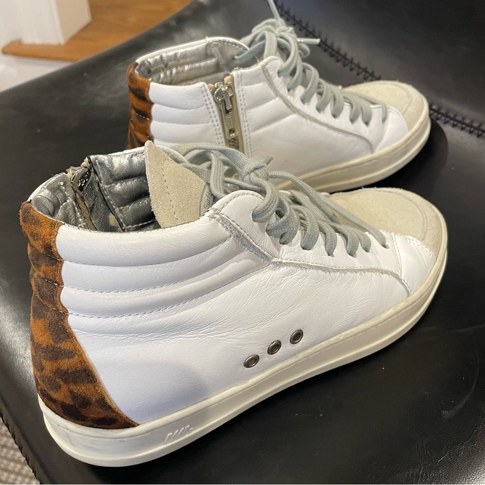 P448 Leopard High-top sneakers